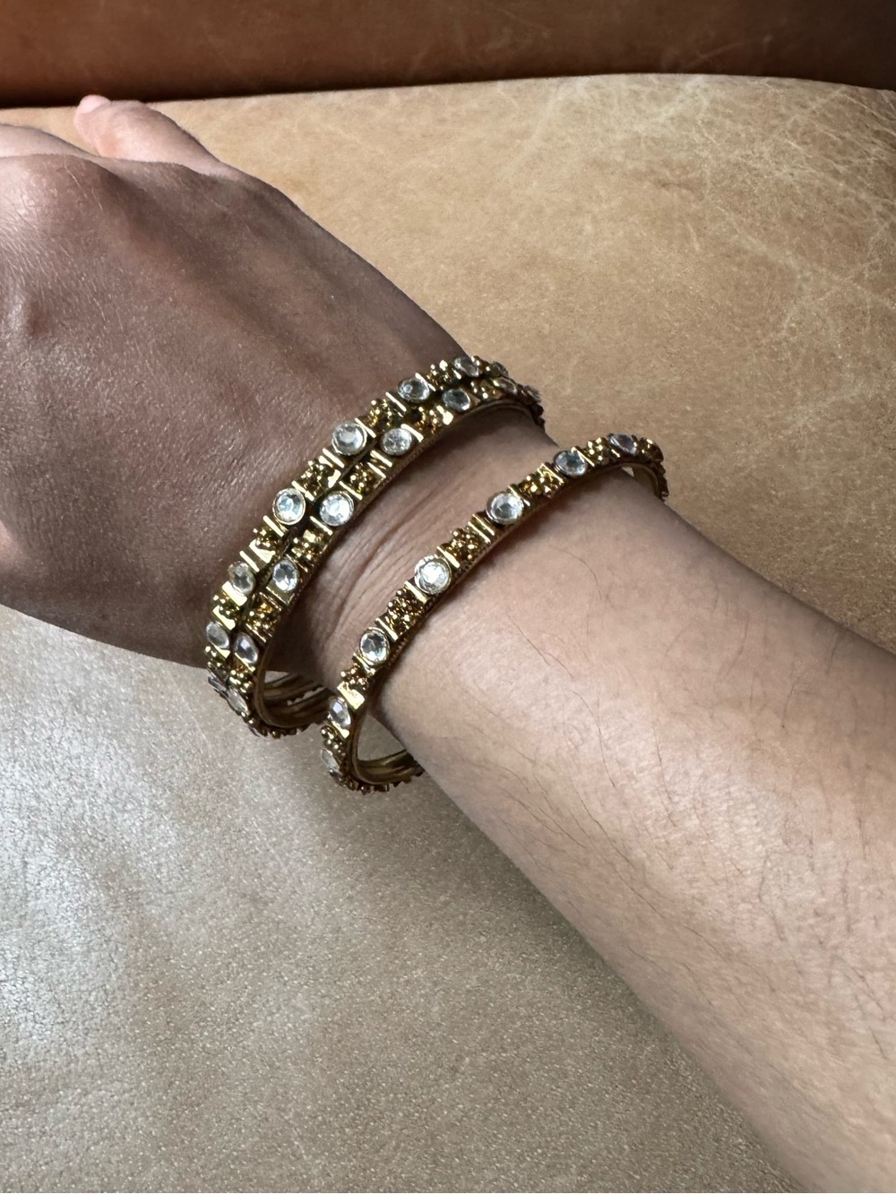 Indian rhinestone bangle